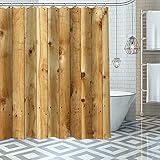 LQHUS Duschvorhang Duschvorhang Polyester-Badezimmer-Stoff-Badezimmer-Vorhang mit Hak