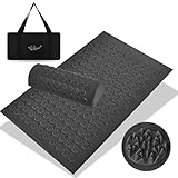 VOVOIR Akupressurmatte Set Akupressur-Set zur Erleichterung der Kopf-Nackenschmerzen mit Einer Tragtasche Ischiasschmerzen (Dark Grey)