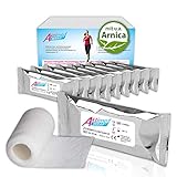 AKTIMED Wrap+ Zinkverband (10er-Pack) Zinkleimverband kühlend – feuchter Entlastungsverband mit pflanzlichem Extrakt Arnika D6* - Zinkleimbinde Dermatest „sehr gut' – patentierter Kühlverb