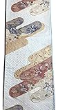 Obi (Traditioneller Kimono-Gürtel) zur Innendekoration mit Motiv'¢ (Phantasieblumen)