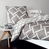 Janine Design Mako-Satin Bettwäsche J.D. 8480-07 1 Bettbezug 135 x 200 cm + 1 Kissenbezug 80 x 80