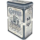 Nostalgic-Art 31123 Retro Kaffeedose Ape – Coffee Shop – Geschenk-Idee für Italien-Fans, Blech-Dose mit Aromadeckel, Vintage Desig