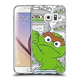 Head Case Designs Offizielle Zugelassen Sesame Street Oscar The Grouch Comics Soft Gel Handyhülle/Hülle kompatibel mit Samsung Galaxy S7