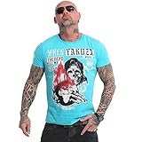 Yakuza Herren Earth T-Shirt, Blue Atoll, XXL