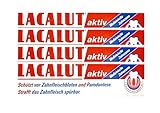 4x LACALUT aktiv Zahncreme 100 ml PZN 5484132 Parodontose Zahnfleischb