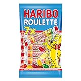 Haribo Roulette, Fruchtgummi, Gummibärchen, Weingummi, Süßigkeit, Tüte, 175g