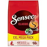 Senseo Pads Classic, Megapack XXL, 480 Kaffeepads UTZ-zertifiziert, 10er Pack, 10 x 48 Getränk