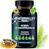 Ackerschachtelhalm Extrakt | Schachtelhalm Kapseln | Silizium organisch hochdosiert | Zinnkraut | 500mg | Ohne Zusatzstoffe | 90 Kapseln | Laborgeprüft | Made in Germany | Mastervalley