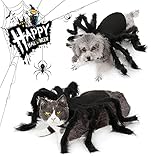 Halloween Hundekostüm, Haustier Fledermaus Kostüm, Pet Bat Hund Kostüm, Katze Fledermaus Kostüm, Pet Kostüm Cosplay Party Halloween Special Events Kostüm für Hunde, Katzen (Spinne)