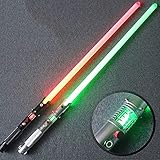 XLLQYY Light-Up Toy Sword, Rechargeable LED Lightsaber - Lightsaber Crusader in Neon Colours Bright - Cosplay Toy Sword for Children U
