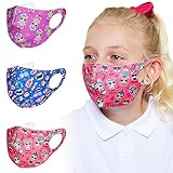 L.O.L. Surprise! Mundschutz Maske, 3er Pack Maske, Bequem Mundschutz Kinder mit Lol Puppen, Einhorn Maske Kinder Mundschutz Waschbar, Einwegmasken Indoor Outdoor ab 3 J