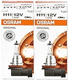 Osram 64211 H11 55 W Autolampen Halogen-Leuchtmittel birne abblendlicht Lampen Lampe Autolampe Scheinwerferlampe 2 Stück