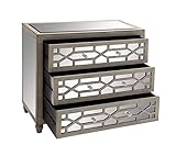 Deco 79 Holz Spiegel Dresser 91,4 cm W, 81,3 cm H