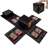 TUSNAKE Spielkartenhalter für Nintendo Switch,Passend für bis zu 16Nintendo Switch Spiele Aufbewahrungssystem Spielkarten Organizer Reisebox Hartschalen (Zelda/Black)