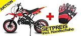 Dirtbike Apollo 49cc 10“ Crossbike Pocket Minicross Motorcross R