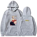 NC Herren Herbst- Und Wintermode Wild Und Großzügig My Hero Academia Kapuzenpullover Mit Buchstabendruck 3XL