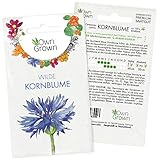 Blaue Kornblumen Samen: Premium Blaue Kornblume Samen für ca. 150x blühende Wilde Kornblumen Pflanze – Schöne Garten Blumen Saatgut, Blumenwiese Samen – Flower Seeds – Wildblumen Saatgut von OwnGrow