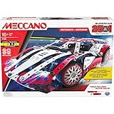 MECCANO 6062054 MEC 25 Multi Model Set CN GML, 25-in-1 Motorisiertes Supercar STEM Modellbausatz mit 347 Teilen, echte Werkzeuge und funktionierende Lichter, Kinderspielzeug ab 10 J