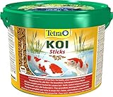 Tetra Pond Koi Sticks – Koifutter für farbenprächtige Fische und eine verbesserte Wasserqualität, 10 L