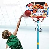 ZYMQ Kinder anhebelbare Basketball-Ständer Abnehmbare Basketball-Reifen Einstellbare Höhe Robuste Basketball-Reifenständer Indoor Ball-Sp