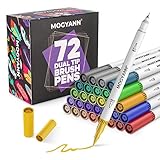 Dual Brush Pen Set - Mogyann 72 Farben Pinselstifte Filzstifte für Erw