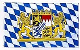 Star Cluster 90 x 150 cm Bayern Flagge/Bayern Fahne/Fanartikel/Bavaria Flag (Bavaria 90 x 150 cm)