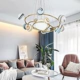 FXBFAG Seifenblase Globe Pendelleuchte, Glaskugel Lampenschirm Kronleuchter, Planet Earth Pendelleuchte, Wohnzimmer Hängende Deckenlampe, Innenbeleuchtung (Color : 13 Lights)