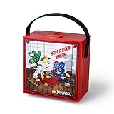 LEGO NINJAGO Brotdose mit Tragegriff, Tragbare Aufbewahrungsbox,