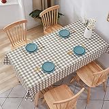 Gartentischdecke Tischdecke Wasserabweisend Abwischbar für Küche Esstisch-140x140