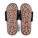 Magnetic Therapy Massage Shoes Foot Reflexology Acupressure Blood Activating Health Massage Slippers Massagegerät Akupressur Fußmassage Hausschuhe Schuhe Reflexzonenmassage (L(Men43-44/Women41-42EU))