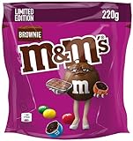 M&M'S | Brownie | Schokolinsen mit Browniekern | Eine Packung (1 x 220 g)