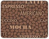 Mauspad, Arten von Kaffee Brown Mouse Pad - Sein Espresso-Geschenkcomp