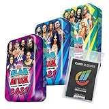 Generisch WWE Slam Attax 2021 - Trading Cards - Alle 3 verschiedenen Tin Boxen + 40 Collect-it Hüllen S