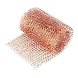 TSLBW 6 Meter Kupfergeflecht Schneckenabwehr Kupfernetz zur Insektenbekämpfung Gestrickte Kupfergewebe Schneidbares Reinem Kupferband Schneckenzaun Mäuse Vertreiben Pflanzenschutznetz für Haus G