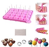 BPA-frei Lollipop Candy Silikon Formen & Ice Cube Tabletts 100 Sticks mufin Kuchen Gumdrop Jelly molds- R