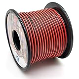 0.35mm² 22AWG 2 Pin Elektrischer Draht Kabel 60 Metern Betriebspannung von DC 12V bis 300V die verzinnter kupferlitzen Drähte kann LED Streifen oder LED-Lamp