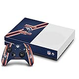 Head Case Designs Offizielle Zugelassen NFL Denver Broncos Team 1 Vinyl Haut Gaming Aufkleber Abziehbild Abdeckung kompatibel mit Xbox One S Console and Controller B