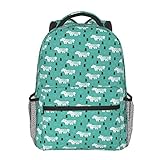 BYETWIK Schulrucksack Schultaschen Mädchen Jungen Teenager Rucksack, Pony 156 Schultasche Schulrucksäcke Backpack für Damen Herren Geeig