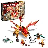 LEGO 71762 NINJAGO Kais Feuerdrache EVO, Drachen Spielzeug ab 6 Jahren mit Feuerdrachen- und Schlangen-Figur, mit Ninjas und Boa-Jäg