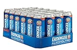 Erdinger Weißbier Alkoholfrei (24 x 0,5l) Dose - inkl. 6 Euro DPG EINWEG Pfand - das isotonische Hefeweizen ohne Alkohol dafür mit Vitamin B12