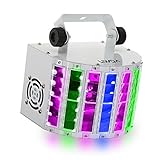 LED Bühnenbeleuchtung,24W RGBW LED 6 Kanal DMX 512 Sprachgesteuerte Sprachsteuerung Automatische Steuerung LED Projektor DJ Familie KTV Disko Bühnenbeleuchtung Licht Lamp