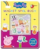 Peppa Pig Magnet-Spiel-Buch: Lernspaß mit 16 Mag