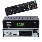 Anadol HD 666 HD Sat Receiver für Satellitenschüssel mit PVR Aufnahmefunktion & AAC-LC Audio, 1080p, Digital Satelliten Receiver, Full HD, Timeshift, HDMI, SCART, USB, DVBS, Astra Hotbird S