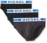 Diesel Herren Umbr-ANDRETHREEPACK Fresh & Bright Briefs 3pack Unterhose, New Grey/Blue/Black, M
