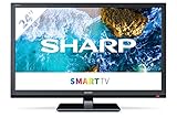 SHARP 24BC0E Smart TV 60 cm (24 Zoll) HD Ready LED Fernseher (HDMI, USB, HD Tuner) [Modelljahr 2019]