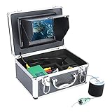 KEDUODUO Fischfinder, Unterwasserfischerei 1080p Kamera Kit 7 Zoll WiFi Wireless 16 GB Videoaufzeichnung Festplatte Video-Recorder + 6W Infrarotkamera,15m,IR