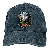 cercehy sonxs Retro Vintage National Park Denim Cap, Vintage Baseball Cap, verstellbare Washed Unisex Dad Hat Trucker Cap S