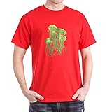 CafePress T-Shirt Qualle Militär Grün Baumwolle T-Shirt Gr. M,