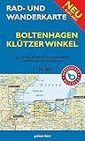 Rad- und Wanderkarte Boltenhagen, Klützer Winkel: Mit Kalkhorst, Redewisch, Wohlenberg, Damshagen, Rolofshagen. Maßstab 1:30.000. Wasser- und reiß