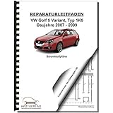 VW Golf 5 Variant (07-09) Schaltplan Stromlaufplan Verkabelung Elektrik